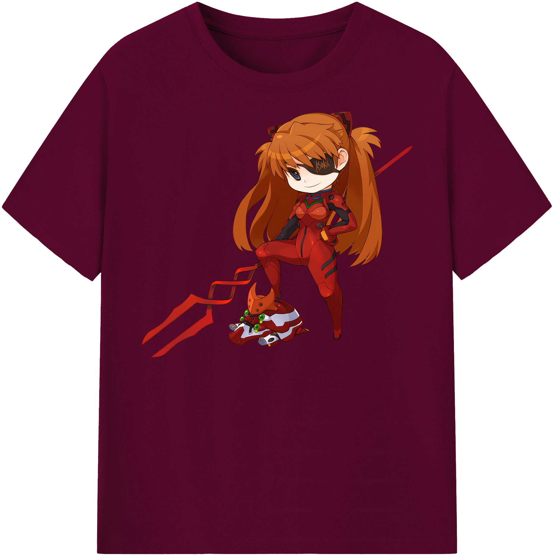 （画像用） EVA 新世紀エヴァンゲリオン レディースカジュアルプリントTシャツ（綿100％）